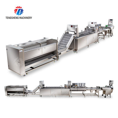 Brush bubble cleaning, drying, selection and cutting production line Revolutionize Your Food Production with Our State-of-the-Art Fruit And Vegetable Processing Line