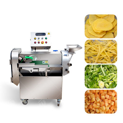 Double-head vegetable cutting machine conveyor belt can be removed Ginger Potato Carrot radish Taro Sweet potato Yam corn Saiko persimmon Leafy vegetables Cutting