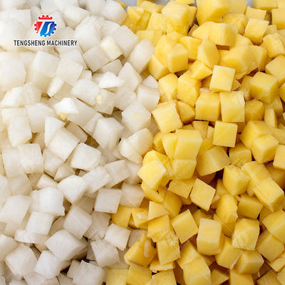 Double-head vegetable cutting machine conveyor belt can be removed Ginger Potato Carrot radish Taro Sweet potato Yam corn Saiko persimmon Leafy vegetables Cutting