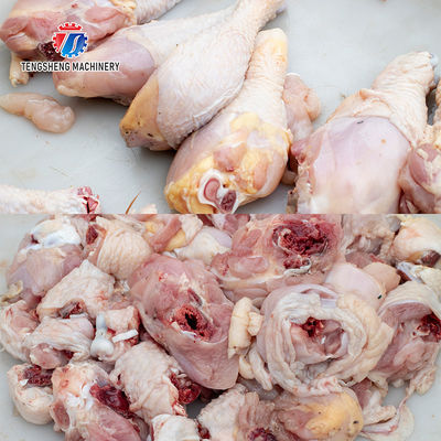 380V 2.2KW  Fish and chicken bone-in dicing machine stainless steel cutting machine poultry cutting machine