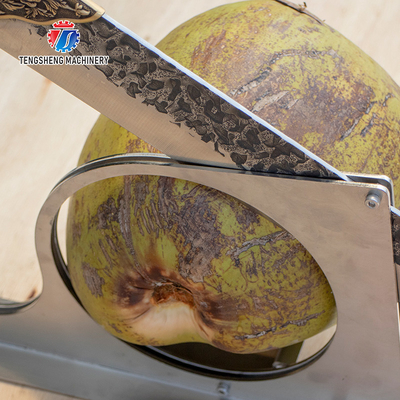 2.25KG Stock manual coconut cutter desktop coconut cutter coconut cutter commercial with a coconut peeler