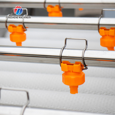 2.5KW Vegetable Parallel Roller Cleaning Machine High Pressure Spray Fruit Washing Machine