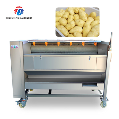 Potato cleaning peeling machine taro peeling machine multi-functional horseshoe hair roller cleaning machine