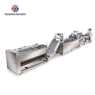 Brush bubble cleaning, drying, selection and cutting production line Revolutionize Your Food Production with Our State-of-the-Art Fruit And Vegetable Processing Line